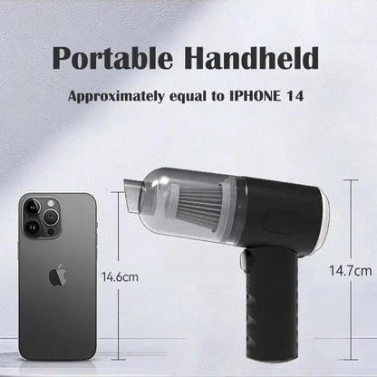 High-Power Portable Wireless Car Vacuum Cleaner
