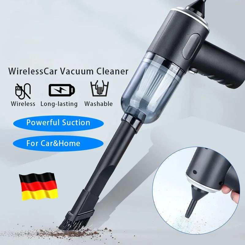 High-Power Portable Wireless Car Vacuum Cleaner