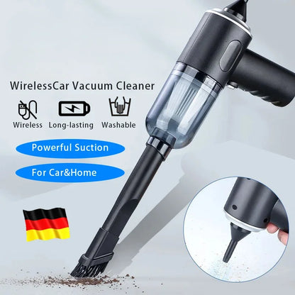 High-Power Portable Wireless Car Vacuum Cleaner